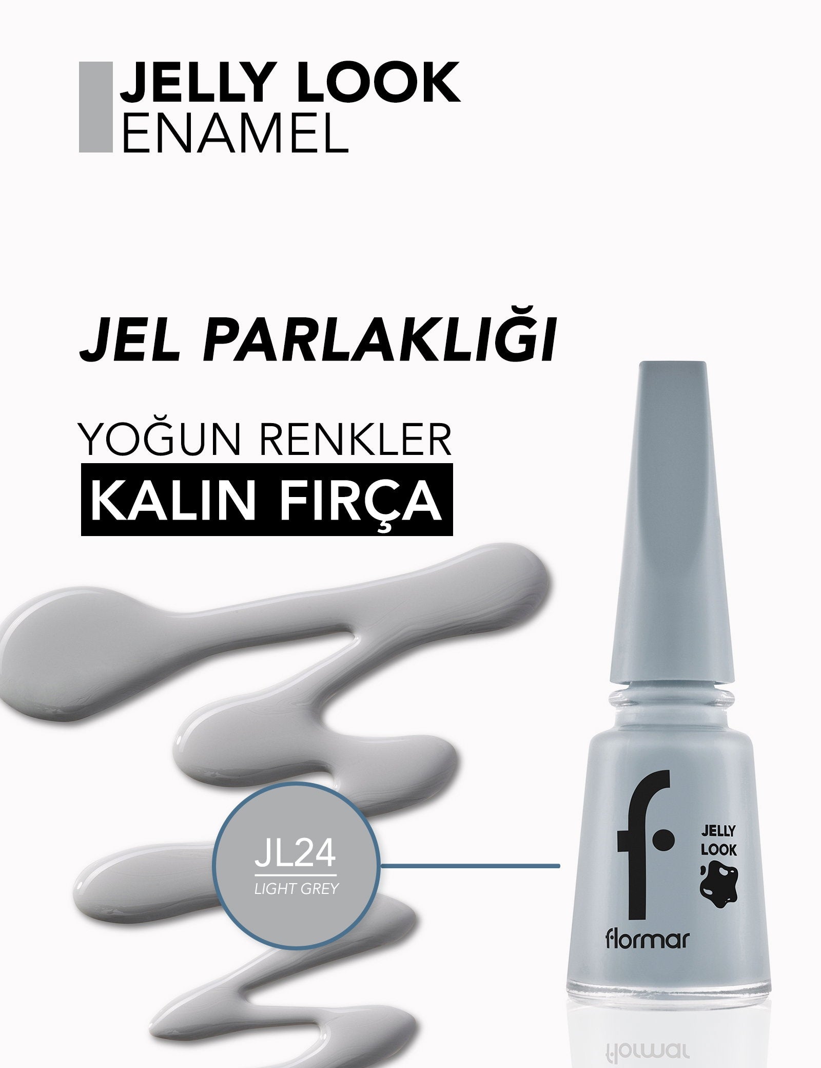 Flormar Jelly Look High-Shine Gel Nail Lacquer 11ml