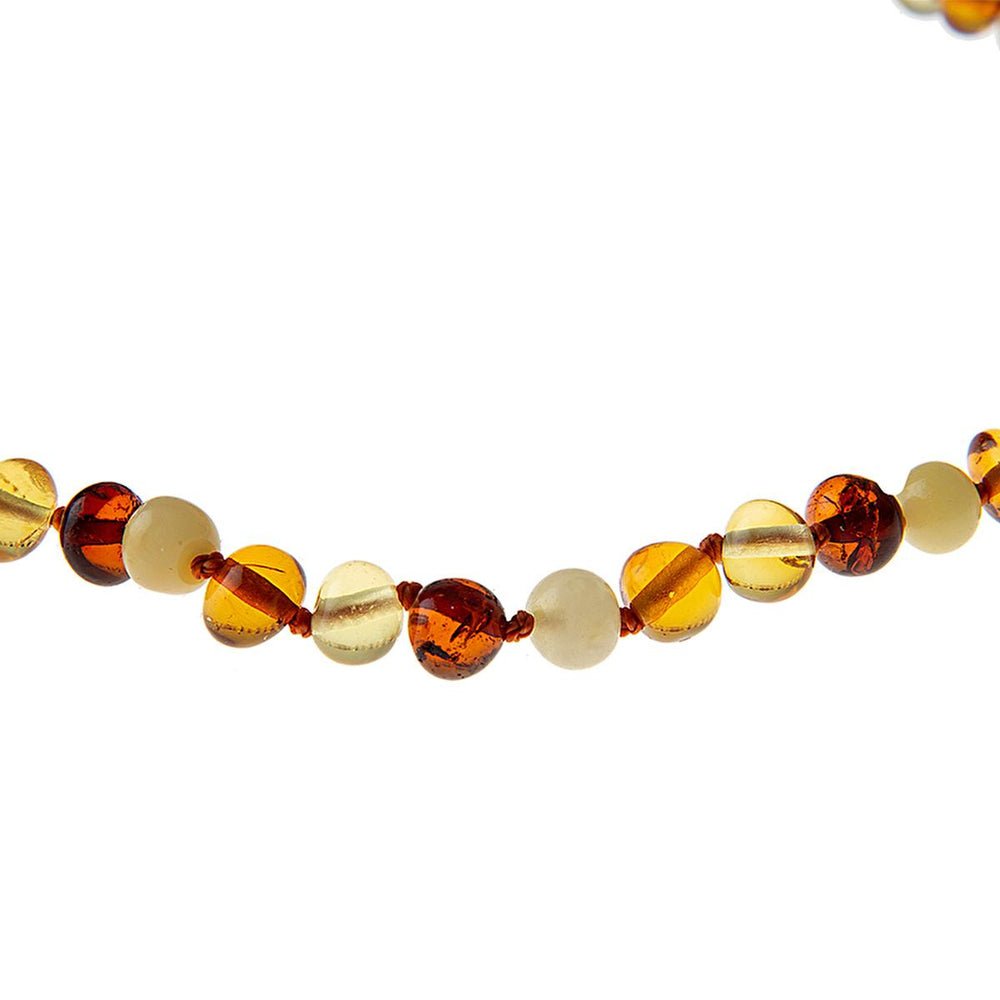 Babyjem Baby Amber Necklace for Teething Relief - Natural Amber Jewelry for Babies, Teething Accessories - view 3