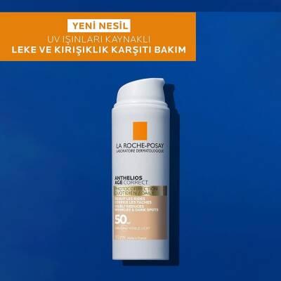 La Roche Posay Anthelios Age Correct Daily Tinted Cream SPF50+ - Tinted Sunscreen Cream for Anti-Aging &amp; Sensitive Skin - image 9