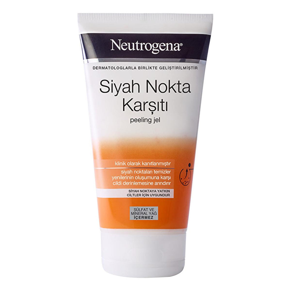Neutrogena Visibly Clear Exfoliating Cleanser - Gentle Blackhead Removal & Pore Cleansing for Acne-Prone Skin - Cleanser