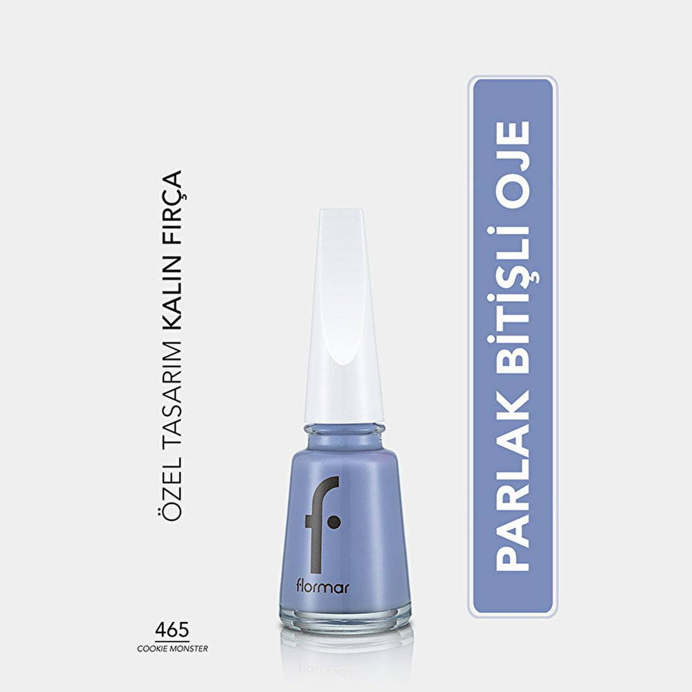 Flormar Nail Enamel: High Pigment, Long Lasting Nail Polish - Chip Resistant, Strengthening, Glossy Finish - Cookie Monster Shade Flormar Nail Polish: High Pigment, Long Lasting Color - Cookie Monster nail polish, flormar nail enamel, high pigment nail polish, long lasting nail polish, chip resistant nail polish, nail strengthening polish, glossy nail polish, nail color, manicure, nail care, nail enamel, colored nail polish, vibrant nail polish, durable nail polish, womens nail polish, girls nail polish, na
