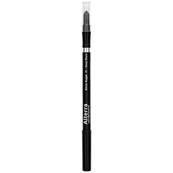 Alterra Organic Eyeliner - Deep Black, Vegan, Ophthalmologically Tested for Sensitive Eyes Alterra Organic Eyeliner - Safe for Sensitive Eyes eyeliner, organic eyeliner, vegan cosmetics, ophthalmologically tested, contact lens friendly, natural cosmetics, sensitive eyes, deep black eyeliner, Alterra, cruelty-free, organic jojoba oil, shea butter, eye makeup, beauty products for sensitive eyes