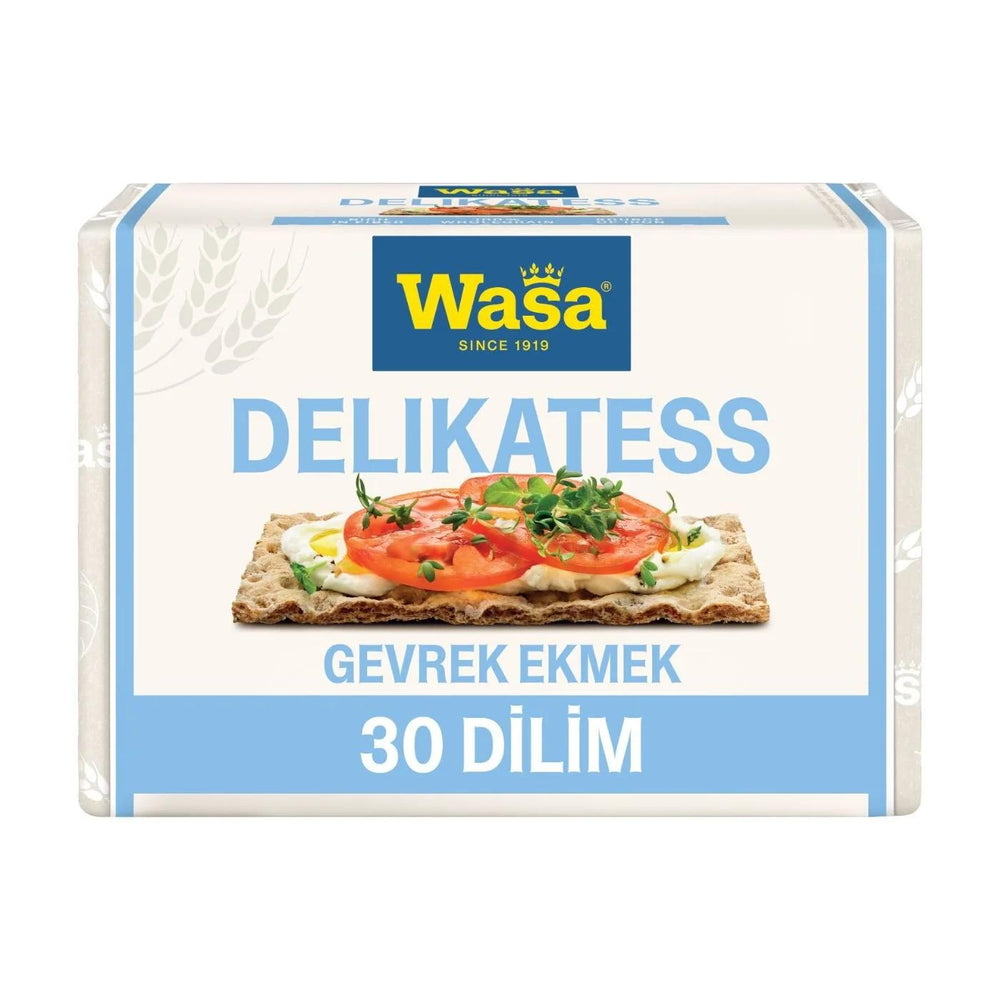 Wasa Delikatess Light Crispbread Thin & Crispy Rye Crackers 270g
