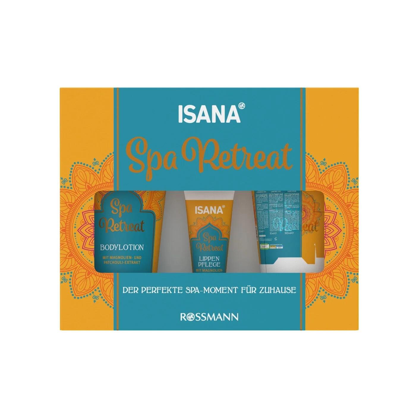 Isana Spa Series Body Care Gift Set for Relaxing Skin Care