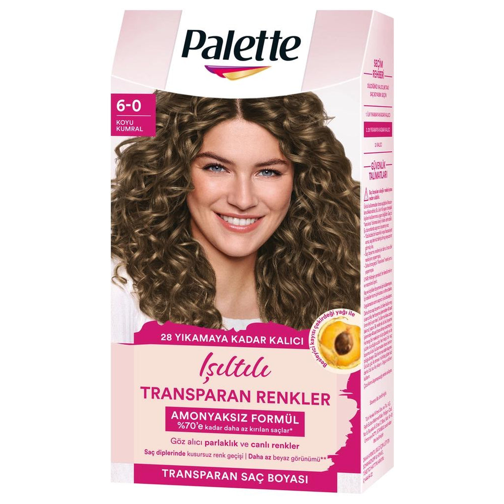 Palette Glossy Transparent Hair Color 6-0 Dark Blonde