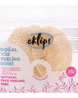 Eklips Loofah Facial Exfoliating Discs for Smooth Skin Pack of 3