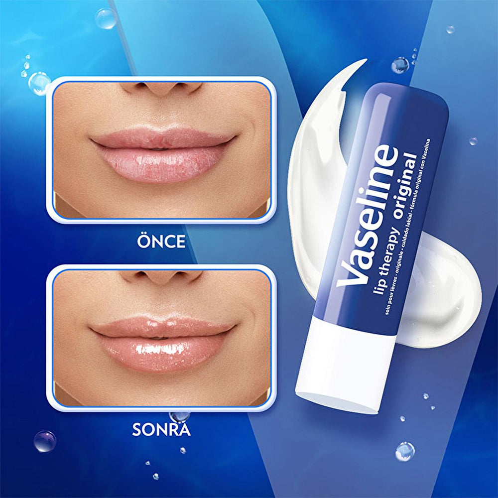 Vaseline Lip Therapy Original Lip Care Balm - 48 Hour Moisturizing Relief for Dry, Chapped Lips - Long Lasting - view 2