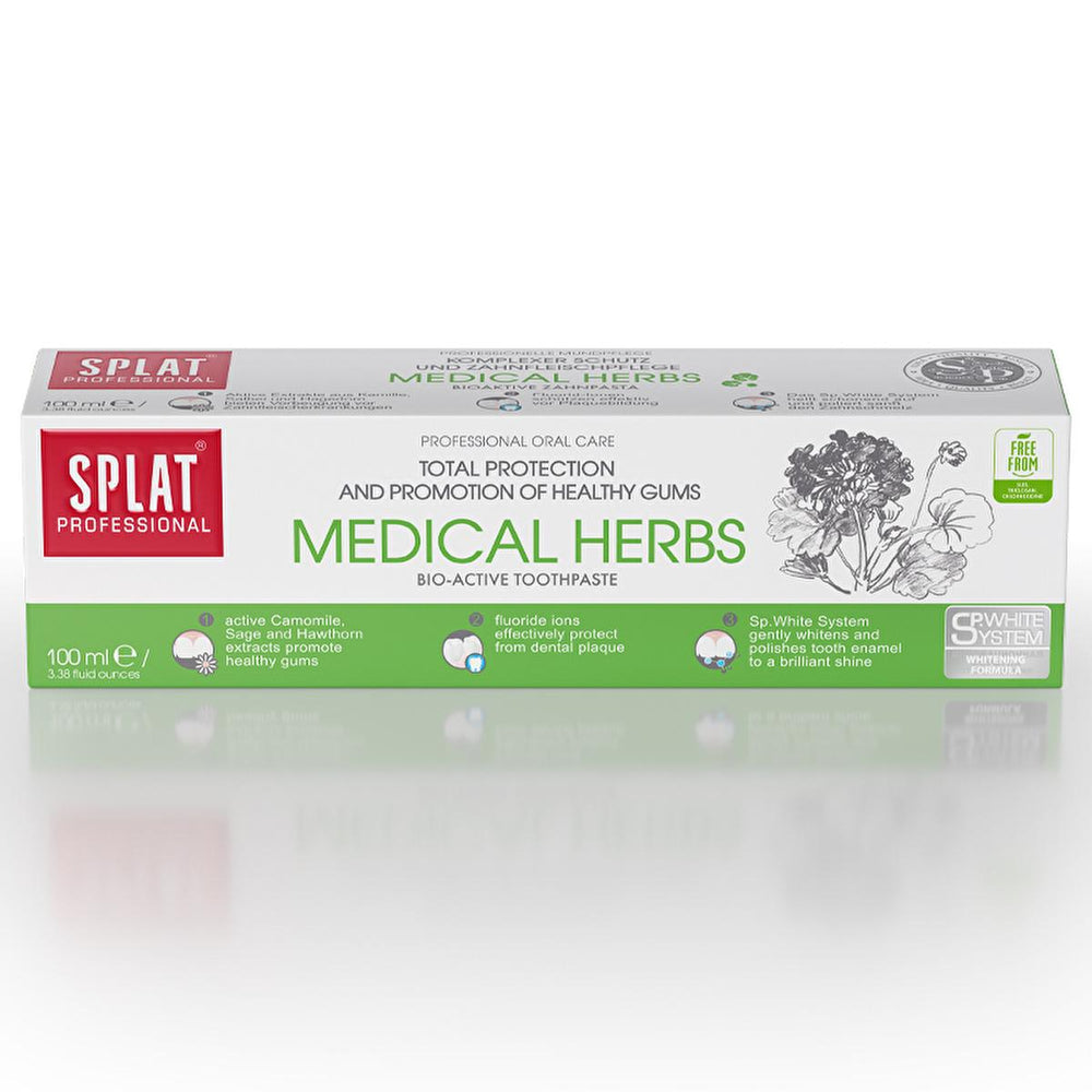Splat Professional Medical Herbs Toothpaste 3.38 fl oz - Natural Herbal Oral Care for Healthy Gums and Teeth - view 2