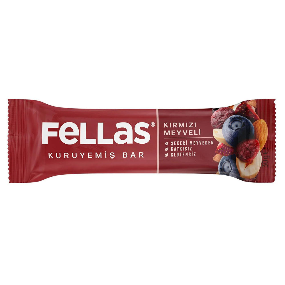 Fellas Red Berry & Nut Bar for Energy 30g