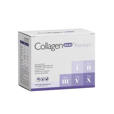 Collagen Forte Collagen Supplement 1500mg - Premium Hydrolyzed Collagen Peptides for Skin, Hair, Nail - Vitamin & Supplement