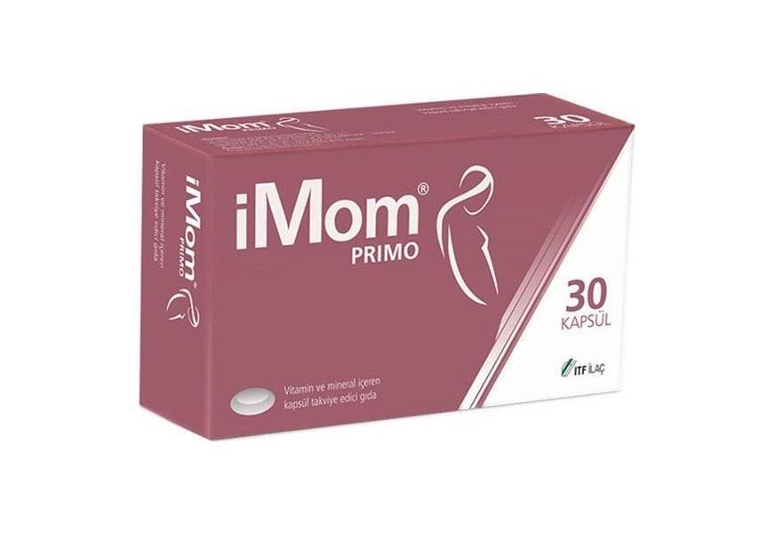 iMom Dietary Supplement - iMom Primo 30 Kapsül Vitamin and Mineral Capsules for Health and Wellness iMom Primo Vitamins &amp; Minerals Capsules Dietary supplement, Vitamin and mineral capsules, Health and wellness products, Supplementary food capsules, iMom Primo vitamins, Health supplements, Nutritional supplements, Wellness products, Vitamin capsules, Mineral supplements