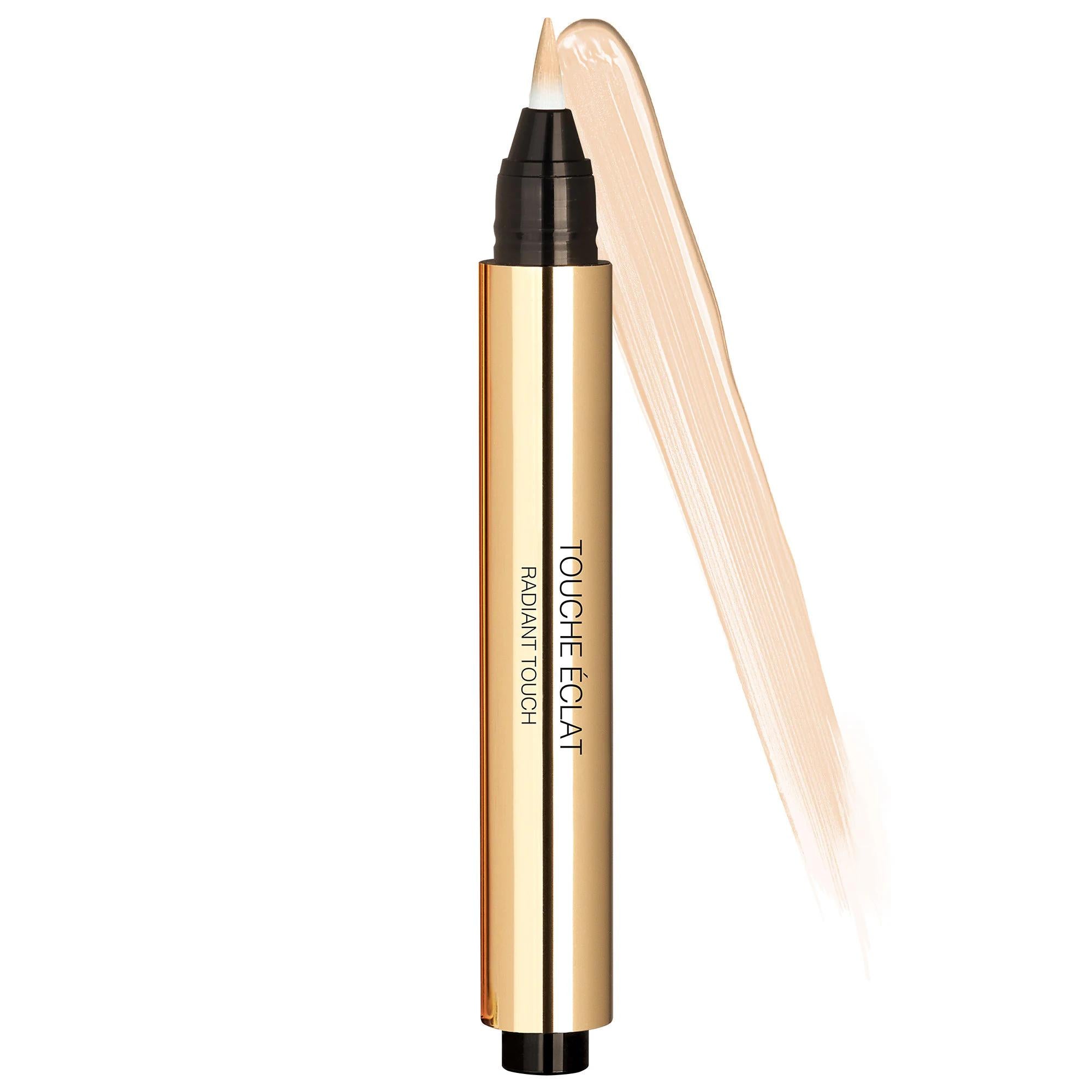 Yves Saint Laurent Touche Éclat Awakening Concealer Click Pen - Light Coverage, Radiant Finish Concealer Pen for Under-Eye Brightening YSL Touche Éclat Concealer Pen - Light Coverage &amp; Radiant Finish Concealer Pen, Light Coverage Concealer, Brightening Makeup, Under-eye Concealer, Radiant Finish Makeup, Makeup, Face Makeup, Concealer, Yves Saint Laurent, Touche Éclat, Everyday Makeup, Natural Look, Long-Lasting, Crease-Proof, Liquid Concealer, Soft Bristle Brush, Marigold, Moroccan Calendula Extract