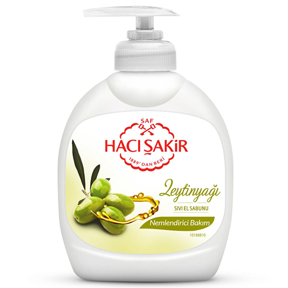 Hacı Şakir Olive Oil Liquid Hand Soap - Moisturizing, Natural, 10.14 fl oz - Soap