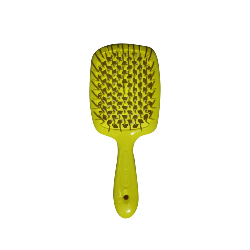 Janeke Superbrush Neon Yellow Detangling Hairbrush