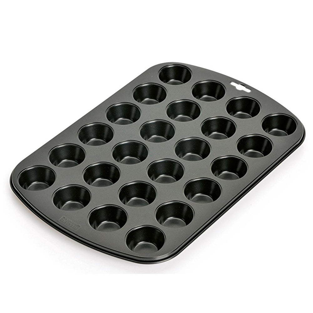 Kaiser Mini Muffin Pan: 24-Cup Non-Stick Baking Pan for Perfect Cupcakes and Muffins - Easy Clean, Professional Quality Kaiser Mini Muffin Pan: Non-Stick 24-Cup Baking Pan muffin pan, mini muffin pan, 24 muffin pan, non-stick muffin pan, cupcake pan, baking pan, mini cupcake pan, metal muffin pan, small muffin pan, home baker, easy clean, baking, mini desserts, parties, gatherings, desserts, cupcakes, bakeware, kitchen, cooking, nonstick, metal, easy to use, oven, baking tool, muffins, mini muffins, Kaiser,