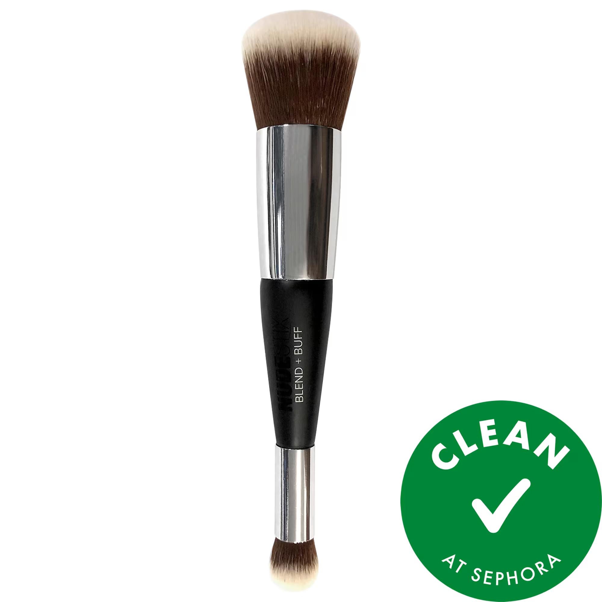 Blend & Buff Brush: Dual-Ended Makeup Brush for Cream, Liquid & Powder - Cruelty-Free, Travel-Friendly Complexion Perfection Blend & Buff Brush: Dual Makeup Brush for Flawless Application makeup brush, dual ended brush, cream blush brush, liquid foundation brush, powder makeup brush, synthetic makeup brush, cruelty-free brush, travel makeup brush, blend and buff brush, complexion brush, makeup brushes, face brush, concealer brush, foundation brush, powder brush, cream brush, liquid brush, portable makeup br