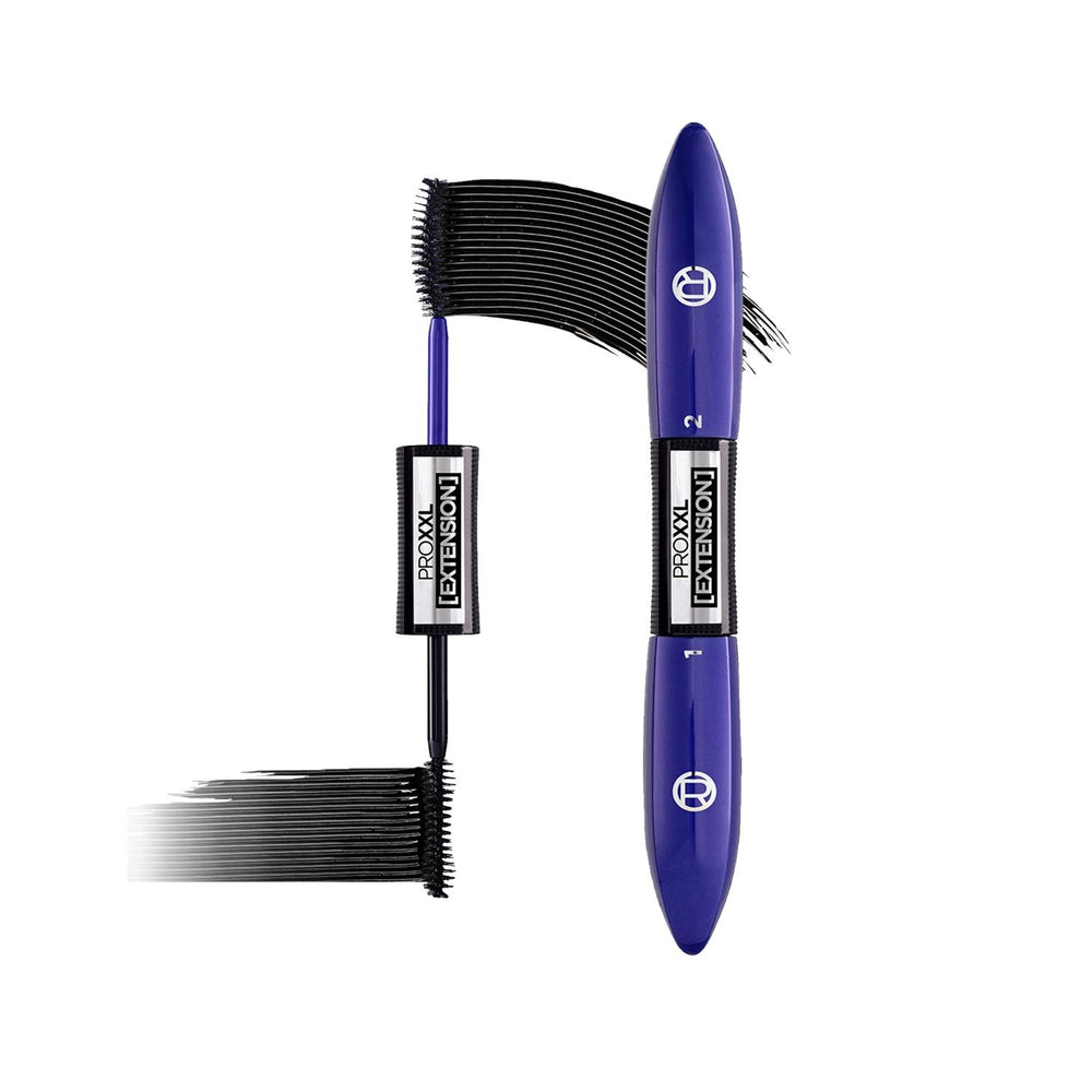 Loreal Paris XXL Extension Double-Sided Mascara - Lengthening & Volumizing for Dramatic Lashes Loreal Paris XXL Mascara for Length & Volume Loreal Paris Mascara, XXL Extension Mascara, Double-Sided Mascara, Lengthening Mascara, Pro Mascara, Loreal Paris XXL Extension, Dramatic Lashes, Volumizing Mascara, Lengthening Cosmetic, Beauty Essentials, Eye Enhancement, Cosmetic Products