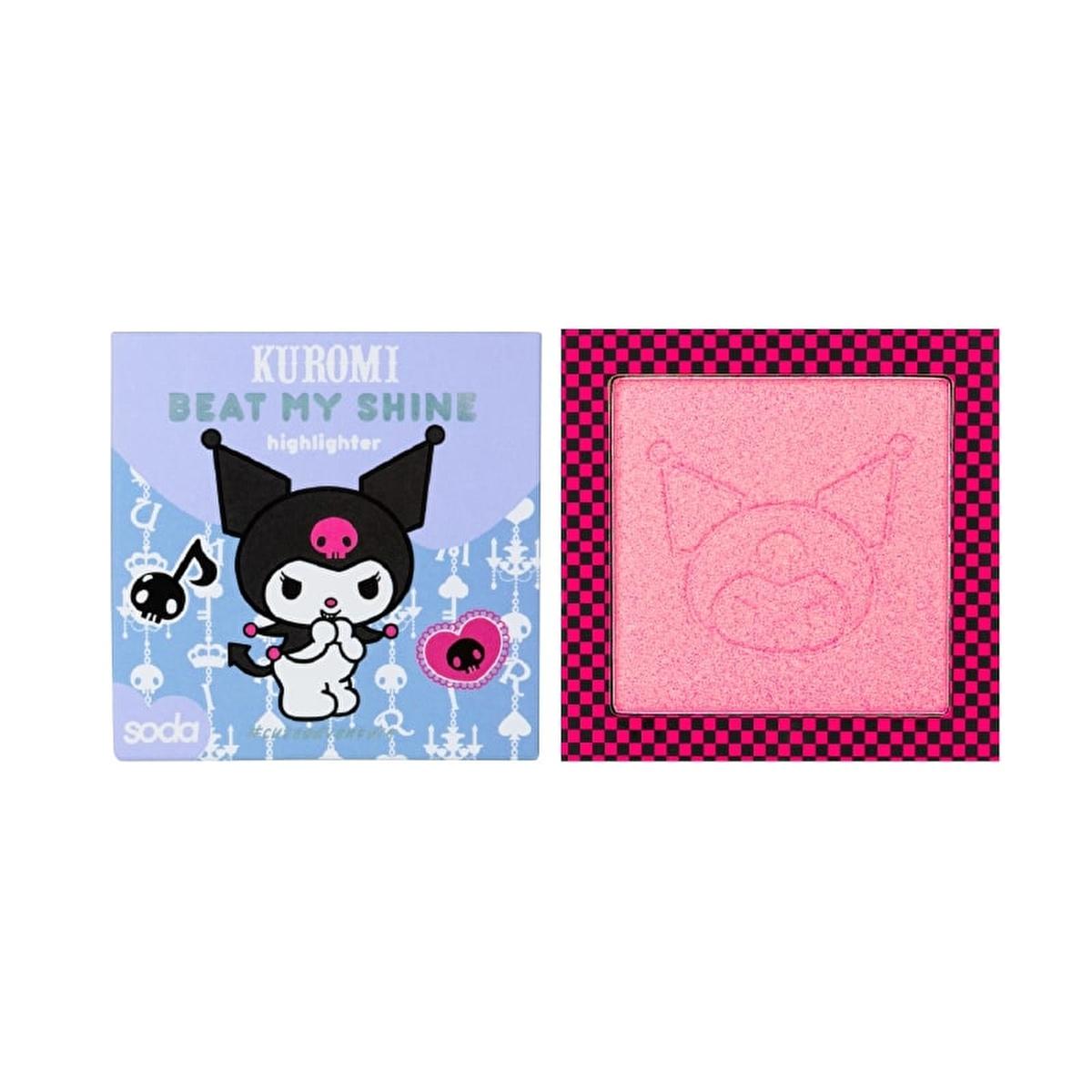 Soda Hello Kitty Highlighter - Natural Glow Makeup, Creative Makeup Products Soda Hello Kitty Highlighter for Natural Glow Hello Kitty highlighter, Soda Hello Kitty Aydınlatıcı, Makeup highlighter, Natural glow makeup, Creative makeup products, highlighter, makeup, cosmetics, beauty products, Hello Kitty, natural glow, creative makeup, subtle shine, easy to blend, versatile makeup