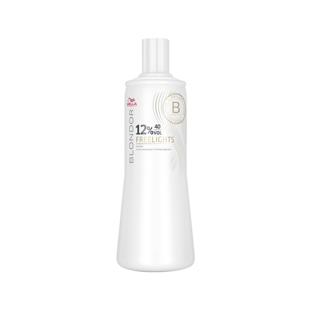 Wella Blondor Freelights %12 40 Volume Oksidan 1000 ml - Professional Hair Bleaching Developer for Salon-Quality Results Wella Blondor Freelights 40 Volume Developer - Salon Quality Hair Bleaching Wella Blondor Freelights, 40 Volume Developer, Hair Bleaching Developer, Oxidizing Agent for Hair, Professional Hair Care Products, Hair Lightening, Salon Quality Hair Care, Wella Professional Hair Products, Blonde Hair Care, Hair Bleaching Kit