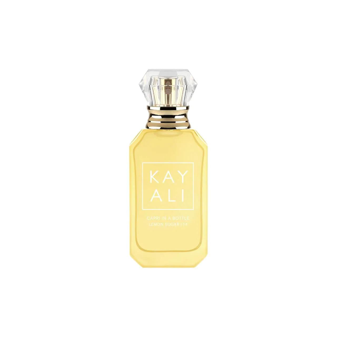 KAYALI Mini CAPRI IN A BOTTLE LEMON SUGAR 14 Eau de Parfum | Sweet Vanilla Lemon Fragrance, Travel Size Gourmand Perfume KAYALI Lemon Sugar Perfume - Sweet Vanilla Travel Fragrance Lemon sugar perfume, Vanilla lemon fragrance, Gourmand perfume, Travel size perfume, Rollerball perfume, Sweet perfume, Warm spicy fragrance, Vacation perfume, Kayali perfume, Lemon blossom perfume, Eau de Parfum, Fragrance, Women&#39;s Fragrance, Travel Perfume, Sweet Scent, Warm Scent, Spicy Scent, Lemon, Sugar, Vanilla, Lemon Blos