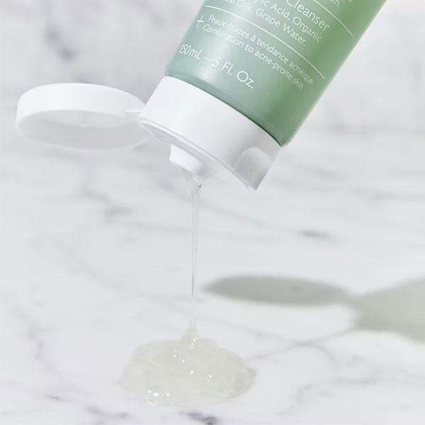 Caudalie Purifying Gel Cleanser - Vegan, Natural Face Cleanser for Acne-Prone Skin, Dermatologically Tested, 5.07 - view 2