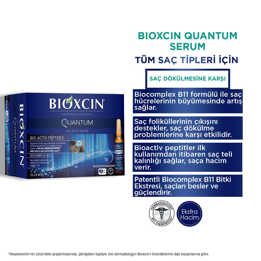Bioxcin Quantum Bio-Activ Serum - Hair Loss Treatment & Nourishment for Thicker Hair - view 3