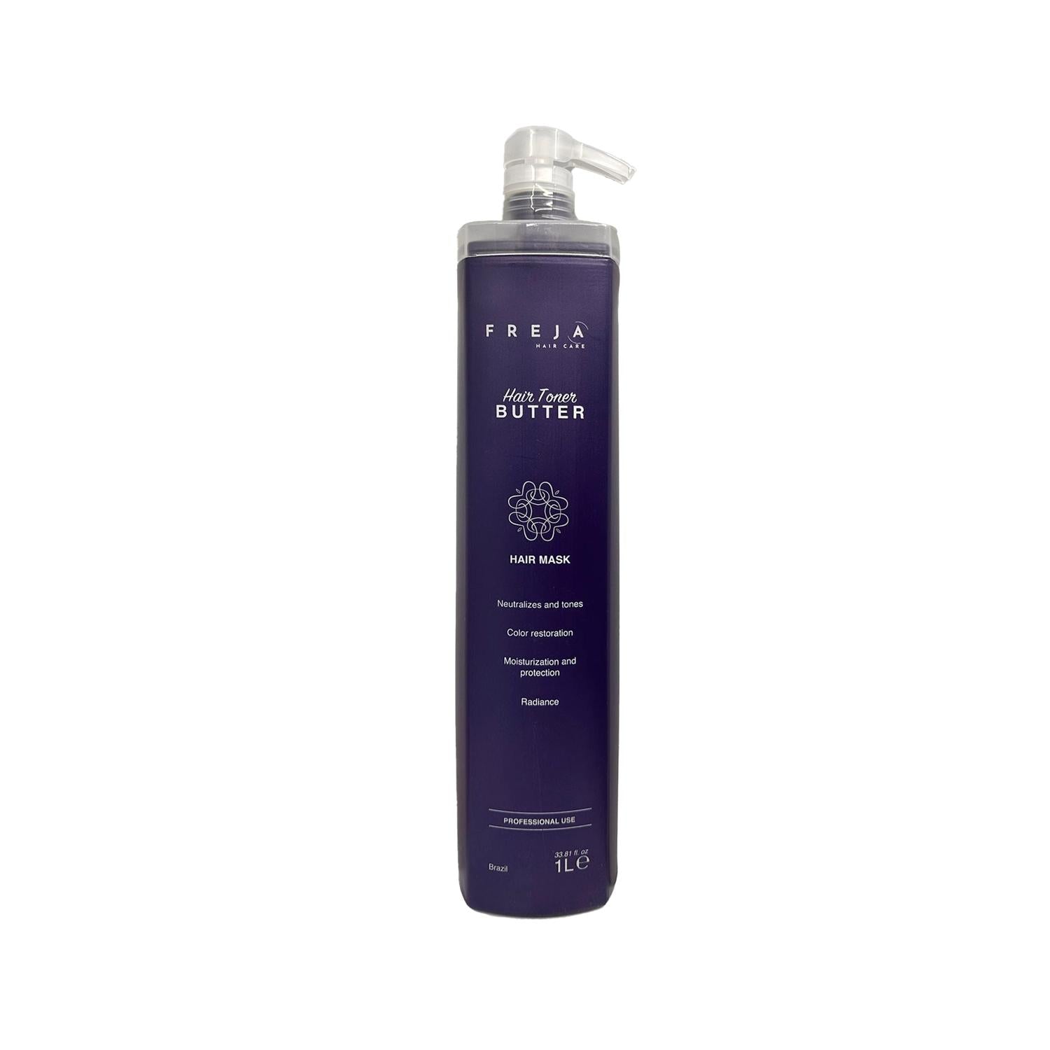 FREJA Brazilian Micellar Hair Toner Butter Hair Mask - 1000ml Nourishing Treatment for Dry Damaged Hair FREJA 1000ml Hair Mask for Dry Damaged Hair Hair mask, Micellar hair toner, Brazilian hair care, Hair nourishment, Large volume hair mask, Hair treatment, Nourishing hair mask, Dry hair solution, Damaged hair repair, Hair care products