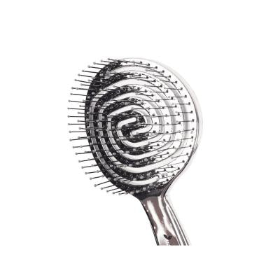 Nascita Pro 3D Flexi Kontrol Hair Brush - Silver Detangling Brush for Easy Hair Management - view 3