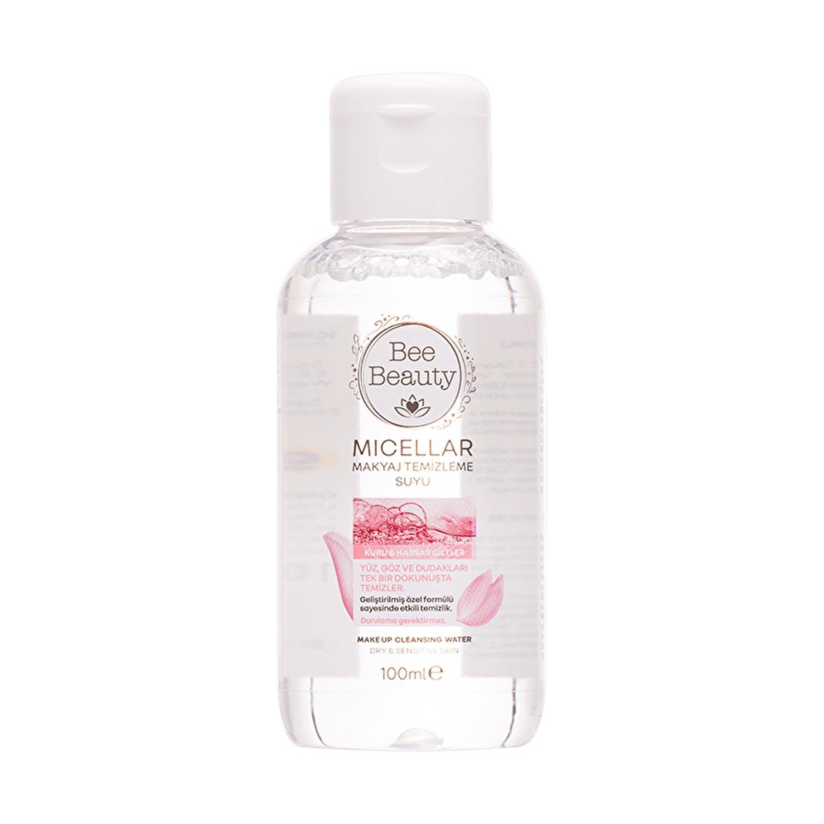 bee-beauty-micellar-cleansing-water-100ml, gentle-makeup-remover-for-sensitive-skin Bee Beauty Micellar Cleansing Water - Gentle Makeup Remover for Dry & Sensitive Skin | 100 ml Bee Beauty Micellar Cleansing Water - 100 ml bee-beauty, micellar-cleansing-water, makeup-remover, dry-skin, sensitive-skin, beauty, skincare, gentle-cleanser, ai-generated, 100ml