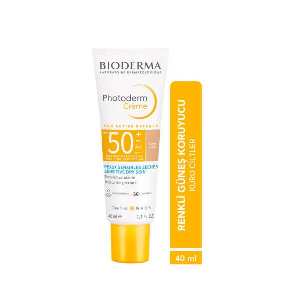 Bioderma Sunscreen Cream for Dry Skin - SPF50+ Lightweight Moisturizing Colored Protection Bioderma SPF50+ Sunscreen Cream for Dry Skin - Lightweight & Moisturizing sunscreen cream for dry skin, SPF50+ sunscreen, non-greasy sunscreen, colored sunscreen, moisturizing sunscreen, photostable sunscreen, Bioderma, dry skin care, sun protection, skincare, cosmetics, makeup base, dermatologically tested