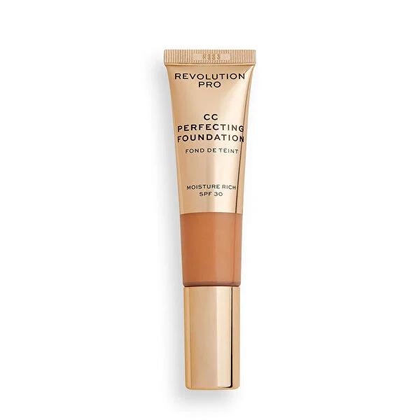 Revolution Pro CC Perfecting Foundation F10 - SPF 30 Anti-Aging Makeup with Hyaluronic Acid & Collagen Revolution Pro CC Perfecting Foundation F10 - SPF 30 Anti-Aging Makeup CC Cream, Foundation, SPF 30, Anti-Aging Makeup, Hyaluronic Acid Skincare, Long-Lasting Foundation, Makeup with Skincare Benefits, Flawless Complexion, Natural Makeup Look, Anti-Wrinkle Makeup, Premium Makeup, Luxury Beauty, Everyday Makeup, Special Occasion Makeup, Youthful Appearance, Skincare Makeup Hybrid
