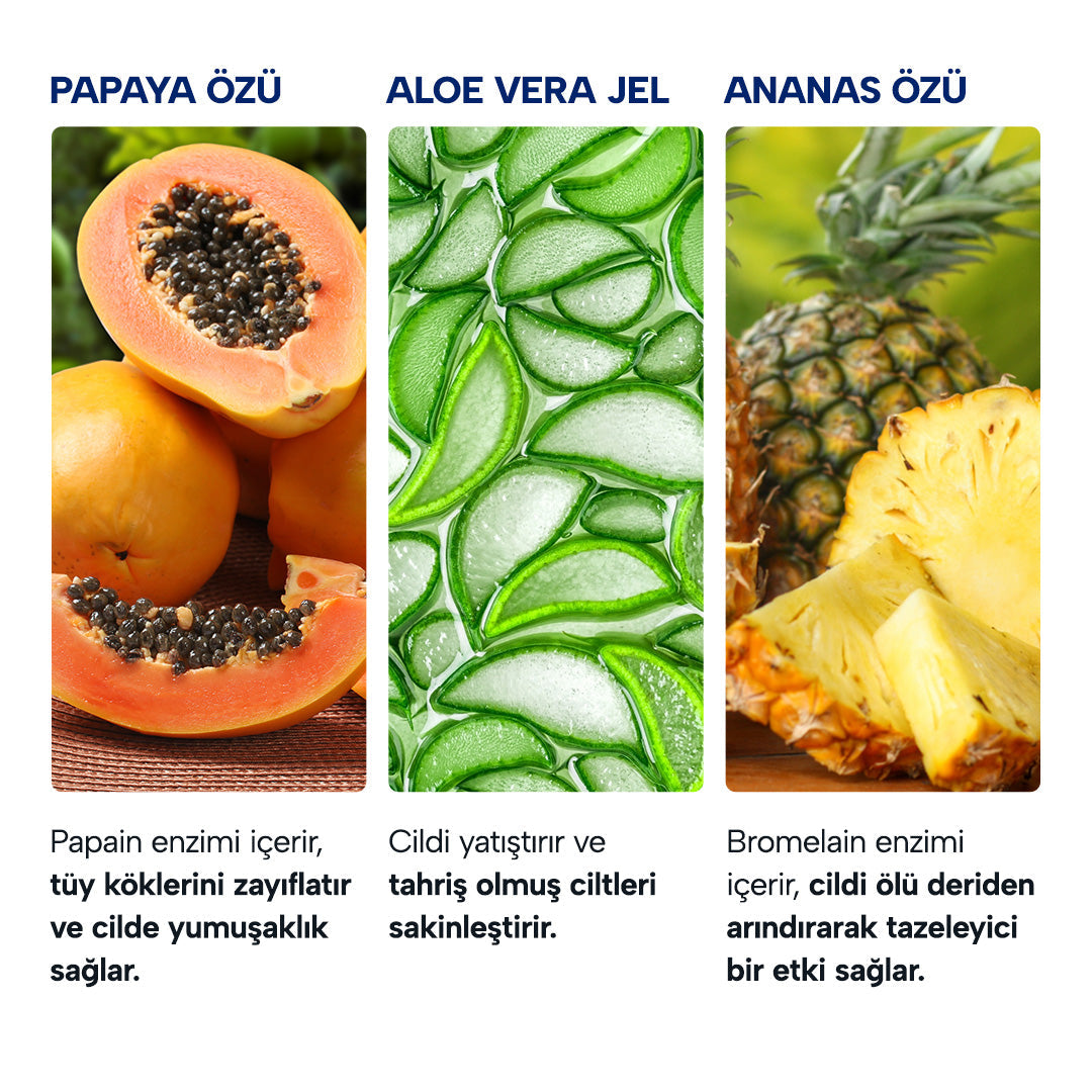 Epify Superfruit Papaya Gel usage instructions