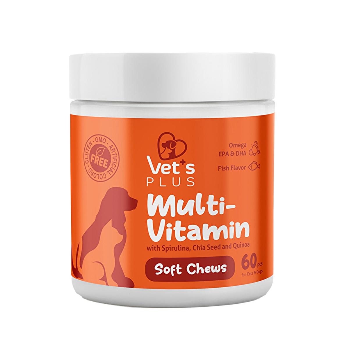 Vet's Plus Multi-Vitamin Chewable Tablets for Cats and Dogs - Spirulina-Rich, Gluten-Free, 60 Count Vet's Plus Multi-Vitamin Chewable Tablets for Cats & Dogs Pet Multi-Vitamin, Chewable Tablets for Cats and Dogs, Spirulina Supplement for Pets, Gluten-Free Pet Vitamins, Natural Pet Health Supplements, Pet Health, Pet Supplements, Cat Vitamins, Dog Vitamins, Healthy Pets, Pet Care, Natural Pet Products