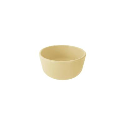 Oioi Basics Silicone Baby Bowl - Mellow Yellow, Premium Food-Grade Silicone, Microwave & Oven Safe - Baby Care