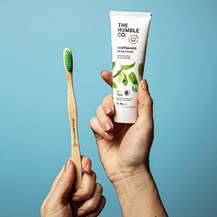 Humble Brush Fresh Mint Toothpaste 75ml - Natural & Vegan | SLS-Free