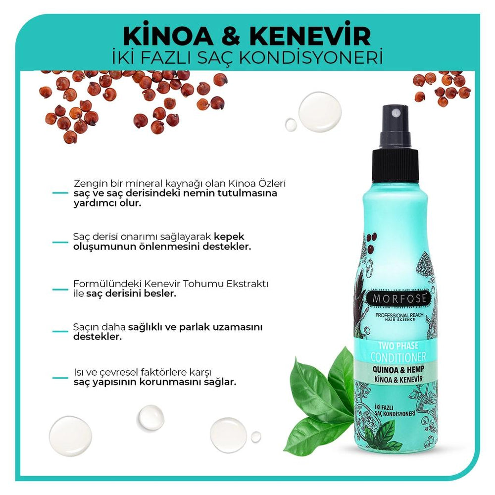 Morfose Quinoa & Hemp Dual Phase Conditioner Spray 220 ml