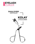 Flormar Ergonomic Eyelash Curler with Soft Silicone Pad