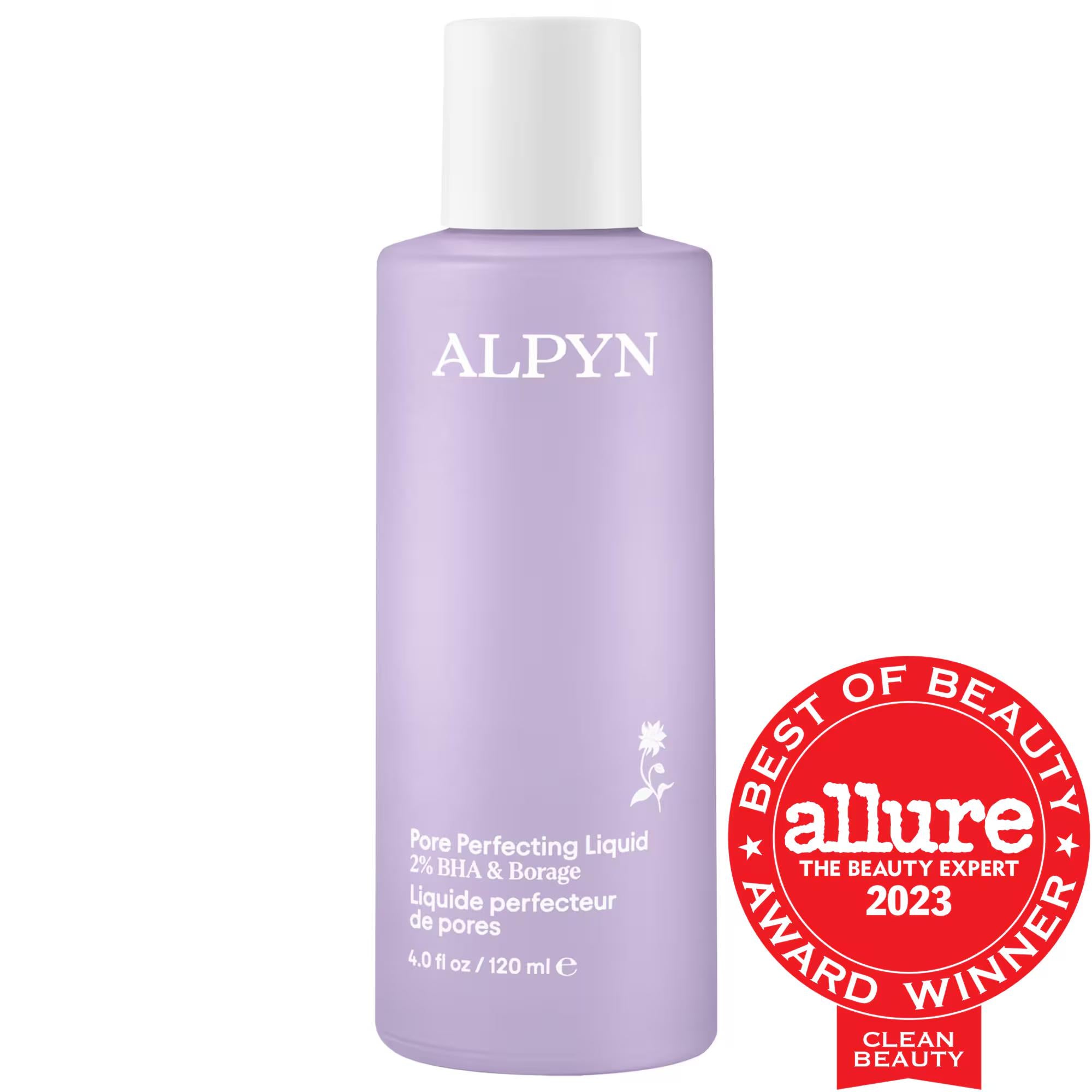 Alpyn Beauty Pore Perfecting Liquid Exfoliator with 2% BHA + Borage - Non-Drying, Vegan Skincare for Minimized Pores Alpyn Beauty Liquid Exfoliator - Pore Minimizing, Vegan Skincare liquid exfoliator, salicylic acid, BHA, vegan skincare, cruelty-free beauty, non-drying exfoliant, pore minimizing, gluten-free cosmetics, skincare, exfoliators, vegan beauty products, cruelty-free skincare, salicylic acid skincare, borage extract, vitamin C skincare, eco-friendly beauty products, sustainable skincare, clean bea