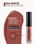 Flormar Silk Matte Liquid Lipstick - Long-Lasting Matte Finish, Nourishing Formula Flormar Silk Matte Liquid Lipstick - Matte Finish & Nourishing liquid lipstick, matte lipstick, long-lasting lip color, nourishing lipstick, Flormar Silk Matte Liquid Lipstick, cosmetics, makeup, beauty products, lip care, matte finish, high pigment density, cupuacu oil, silky texture, long-lasting effect, makeup essentials, beauty favorites