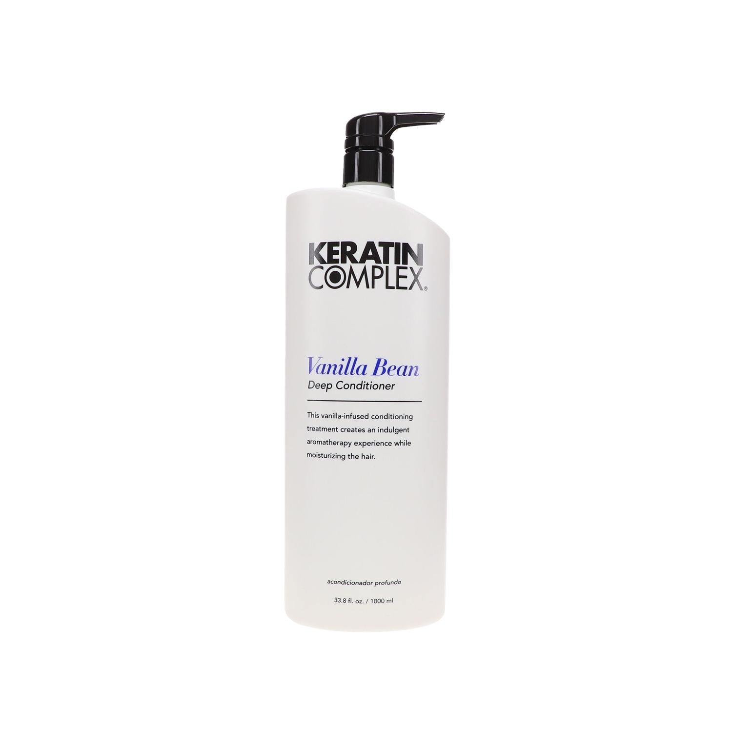 Keratin Complex Keratin Hair Cream with Vanilla Bean Extract - Nourishing & Conditioning Hair Treatment for Dry/Damaged Hair, 1000ml Keratin Hair Cream - Nourishing & Conditioning Treatment Keratin hair cream, Vanilla bean hair care, Nourishing hair treatment, Conditioning hair product, Hair repair cream, Keratin Complex, Hair nourishment, Hair conditioning, Vanilla fragrance, Hair care products for dry/damaged hair