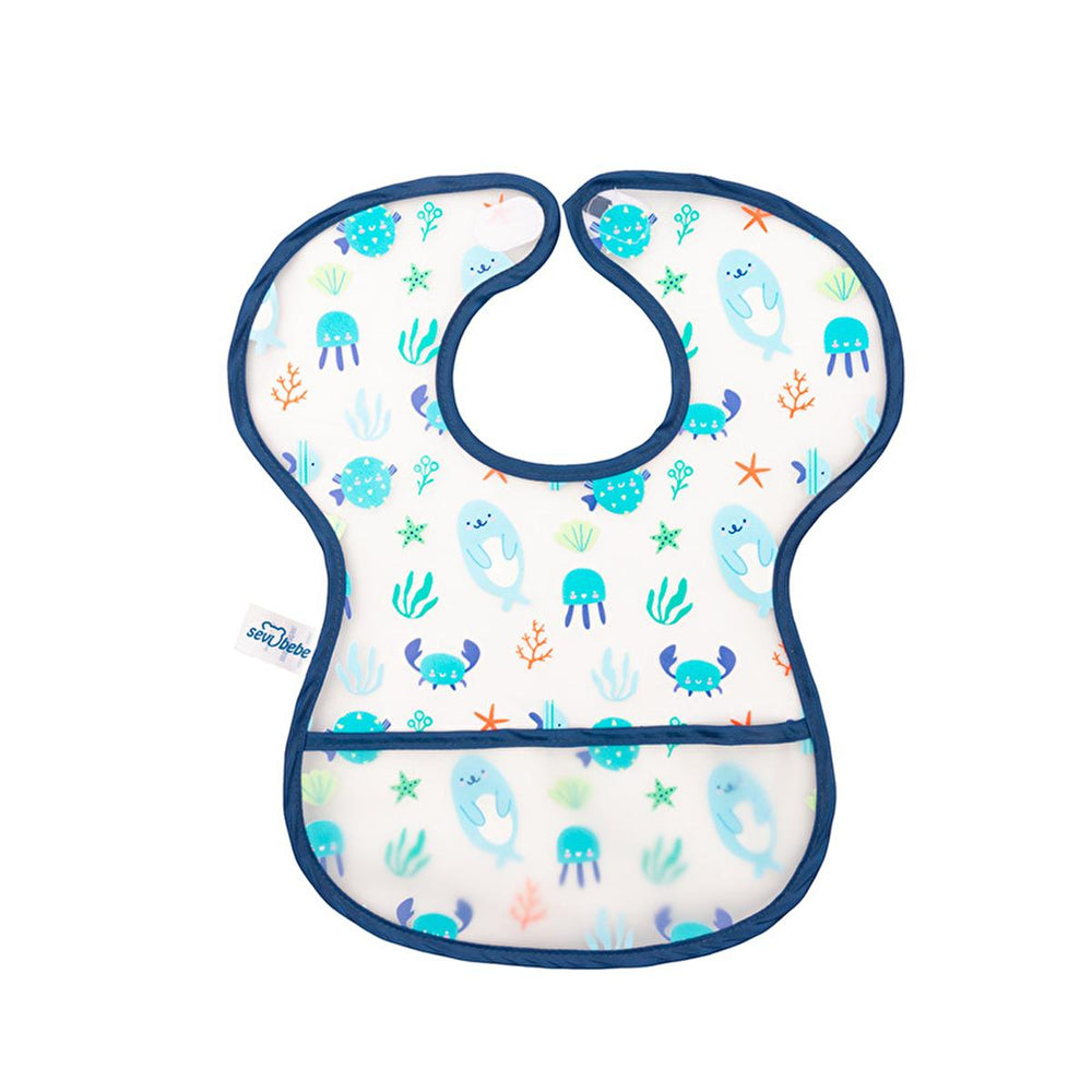 Sevi Bebe Baby Bib - Stain-Resistant, Easy-Clean, Practical Baby Feeding Accessories - view 5