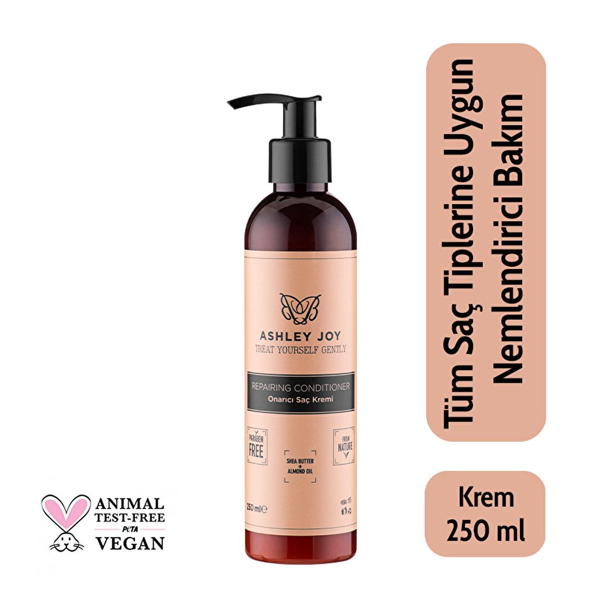 Ashley Joy Repairing Hair Conditioner - Sweet Almond Oil & Shea Butter for Damaged Hair, Volume & Shine - Natural Hair Detangler (8.45 fl oz) Ashley Joy Repairing Hair Conditioner: Almond Oil & Shea Butter hair conditioner, repairing hair conditioner, sweet almond oil hair conditioner, shea butter hair conditioner, volumizing hair conditioner, shine enhancing conditioner, hair damage repair, dry hair conditioner, natural hair conditioner, hair detangler, almond oil, shea butter, hair repair, damaged hair, d