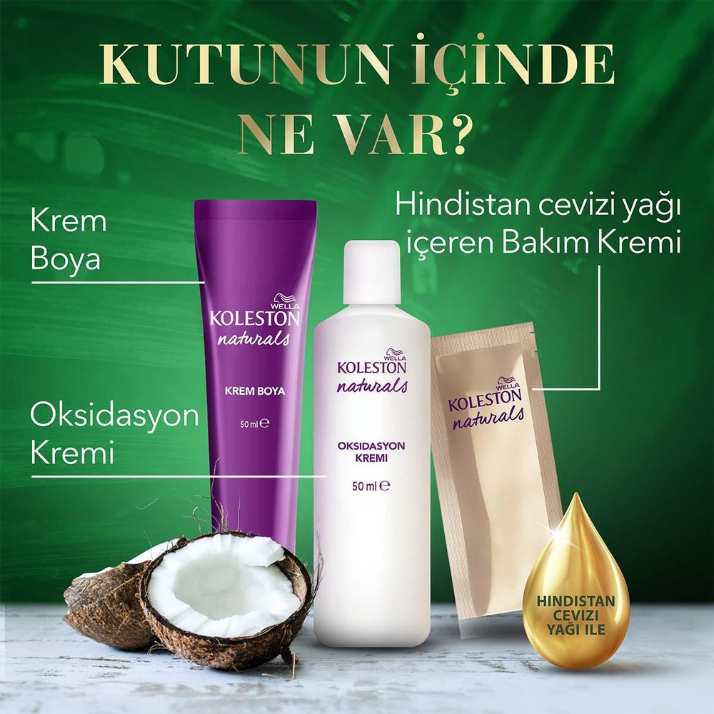 Wella Koleston Naturals Hair Dye - Long-Lasting Color with Coconut Oil - view 6