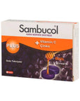 Sambucol Plus Black Elderberry Dietary Supplement with Vitamin C & Zinc - Boosts Immune System - Vitamin & Supplement