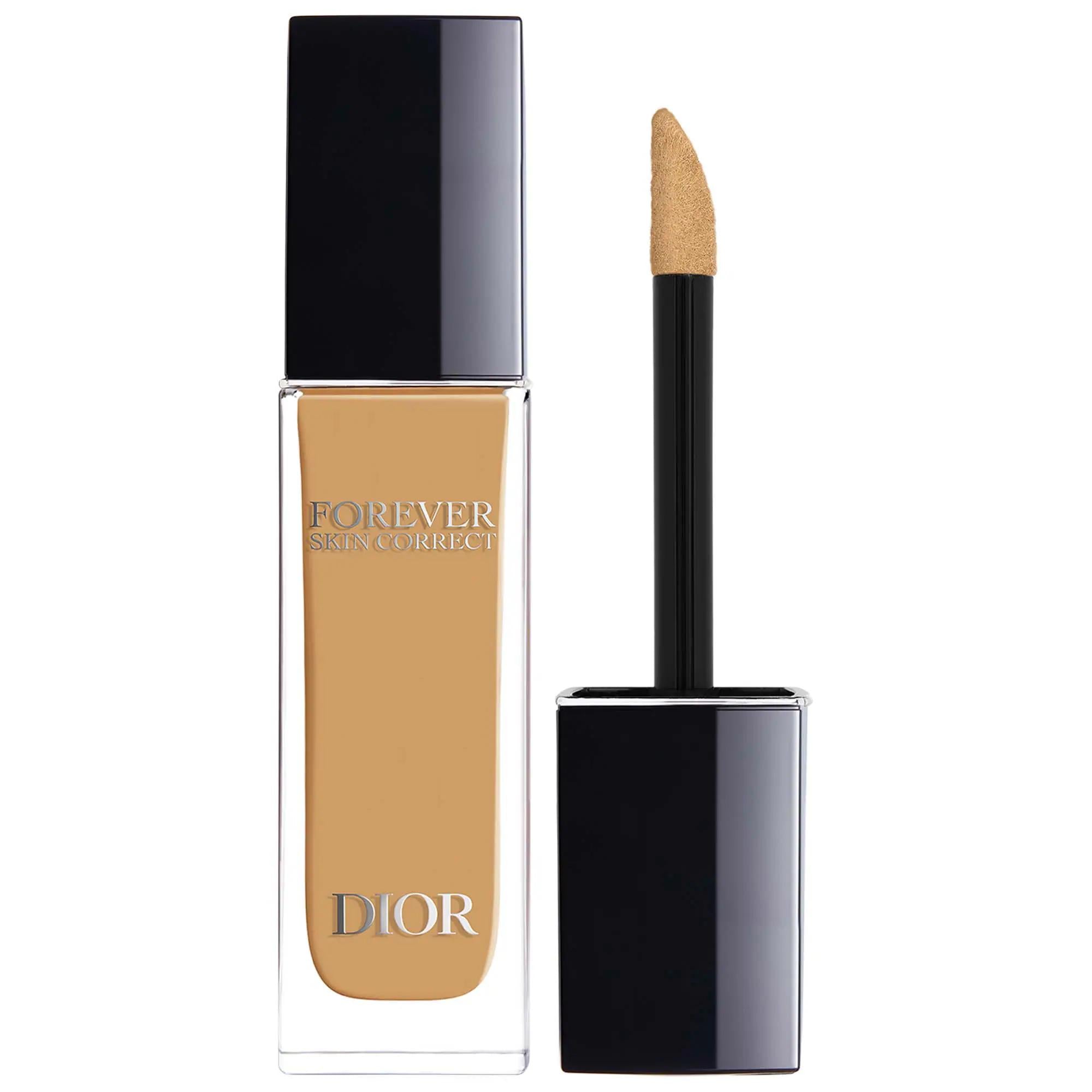 Dior Dior Forever Skin Correct Full-Coverage Concealer - Long Lasting Hydrating Transfer-Proof Makeup Dior Forever Concealer - Full Coverage &amp; Hydrating full-coverage concealer, long-lasting concealer, hydrating concealer, transfer-proof makeup, clean beauty concealer, Dior Forever Concealer, makeup, cosmetics, face makeup, concealer, liquid concealer, floral extracts, Iris Extract, Wild Pansy Extract, Nasturtium Extract, sensitive skin, everyday makeup, special occasion makeup