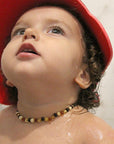 Babyjem Baby Amber Necklace for Teething Relief - Natural Amber Jewelry for Babies, Teething Accessories - view 5