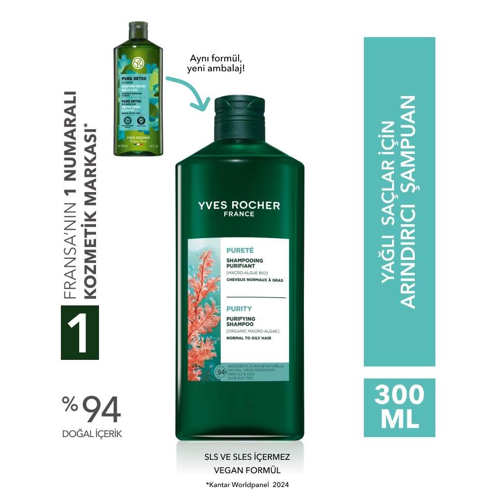 Purete Purifying Shampoo SLS & SLES Free Vegan Formula