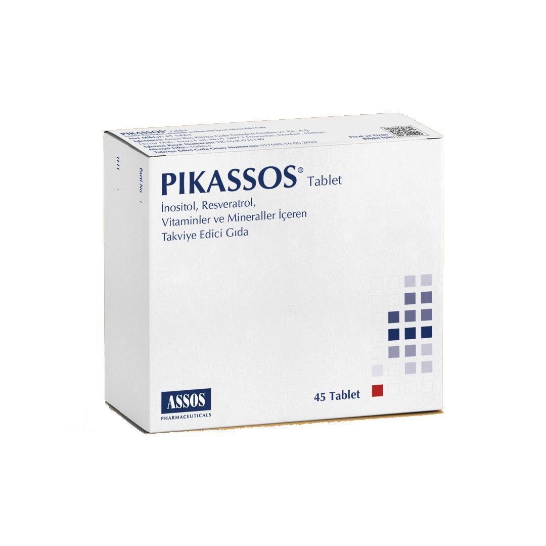 Assos Pikassos 45 Tablet Dietary Supplement for Health and Wellness Assos Pikassos 45 Tablet - Dietary Supplement for Health Dietary Supplement, Nutritional Supplement, Vitamins and Minerals, Health and Wellness, Inositol Supplement, Resveratrol Supplement, Zinc Supplement, Selenium Supplement, Chromium Supplement, Vitamin D Supplement, Folate Supplement, Health-conscious individuals, Nutritional support, Wellness products