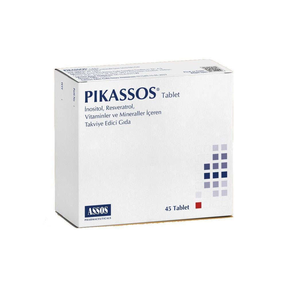 Pikassos Dietary Supplement Tablets - Inositol, Resveratrol, Zinc Picolinate, Selenium, Chromium Picolinate, Folic Acid, Vitamin D3 - image 3