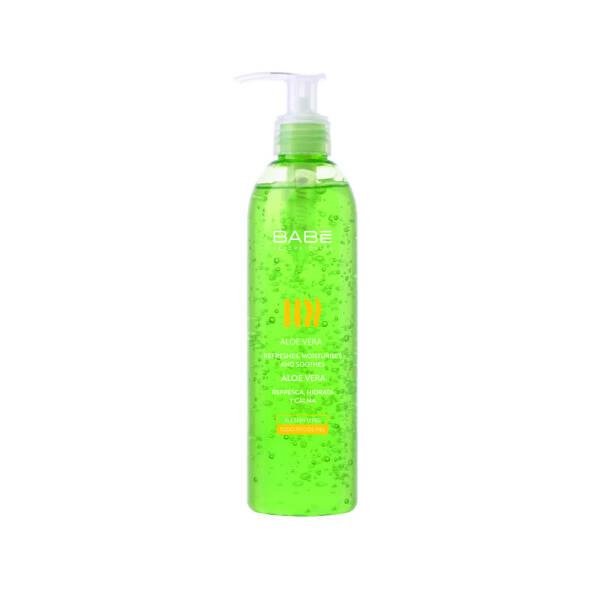 Babe Aloe Vera Gel for Sensitive Skin - Soothing Relief & Moisturizing After Sun Care - Face Cream
